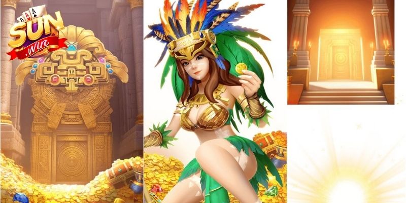 Aztec Gold – Khám Phá Kho Báu Cổ Đại Huyền Bí Sunwin 2 Hệ thống tượng Aztec Gold cổ đại cùng tính điểm